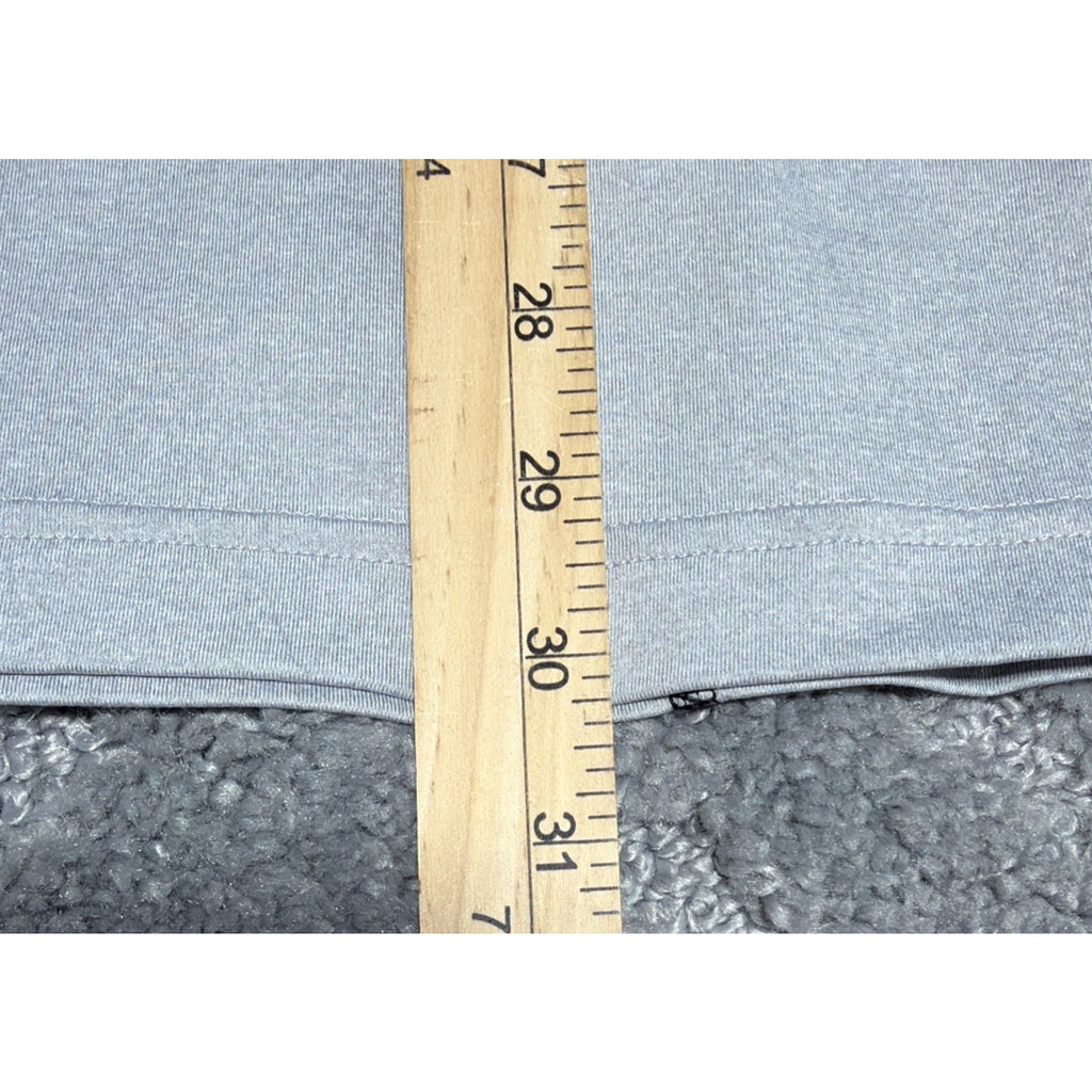 Men's Adidas Clima-Lite Gray Fitted Long Sleeve Top Size L Running Gym Athletic