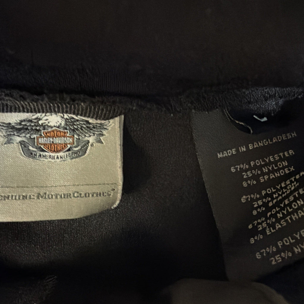 Harley-Davidson Womens Mid-Layer Soft Shell Jacket Gray Black Thumbhole Size L