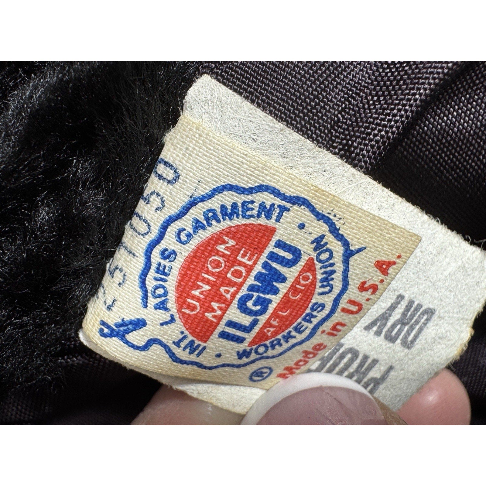 Vintage Black Persian Lamb Fur Coat Made In The USA ILGWU Measures Women’s M