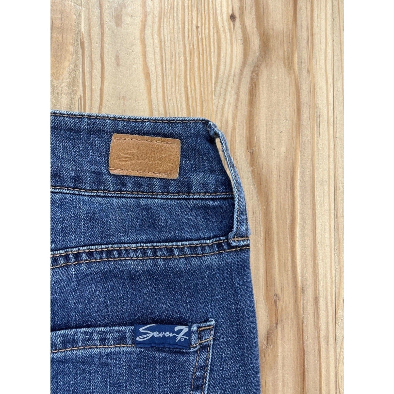 Seven 7 Jeans Womens 6 Weekend Easy Fit Boyfriend Ankle Raw Hem