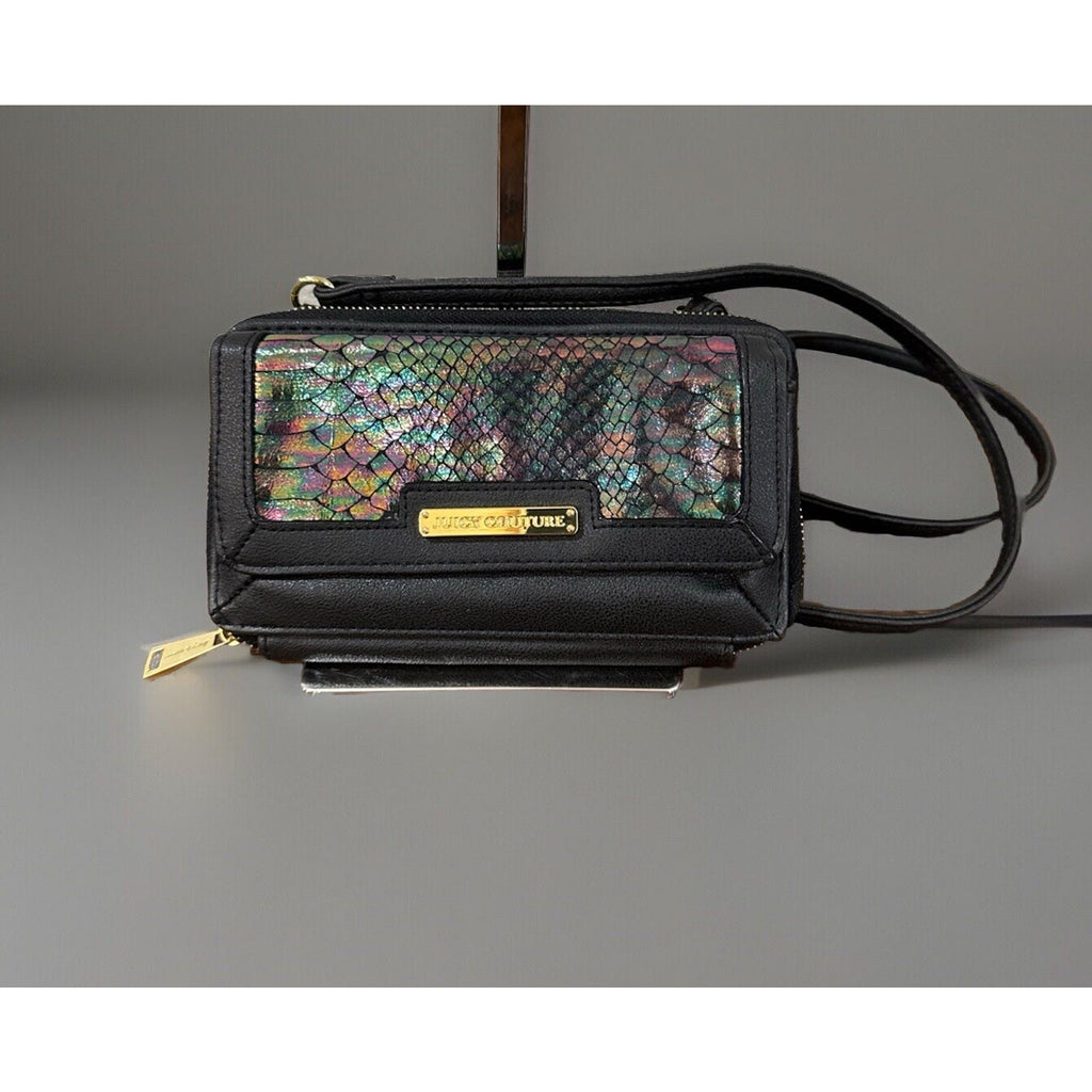 Juicy Couture Flirt Cross body Bag Crossbody Mermaid Shimmering Gold Tags