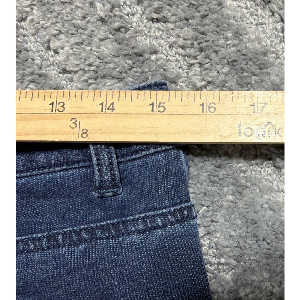 Quacker Factory Dream Jeannes Straight Leg Jeans Embellished Pocket 8 30x31