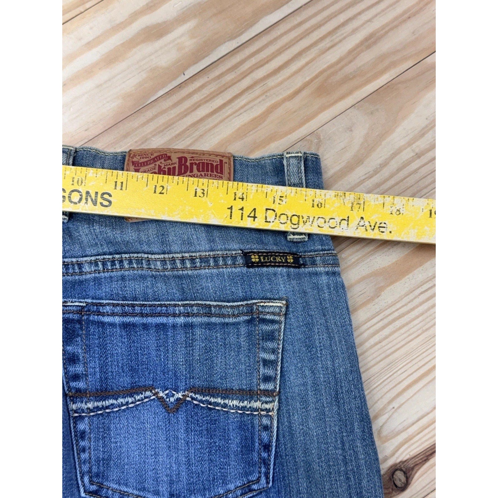 Y2K Lucky Brand Jeans Louise Easy Rider Low Bootcut Blue Jeans Women’s Size 29