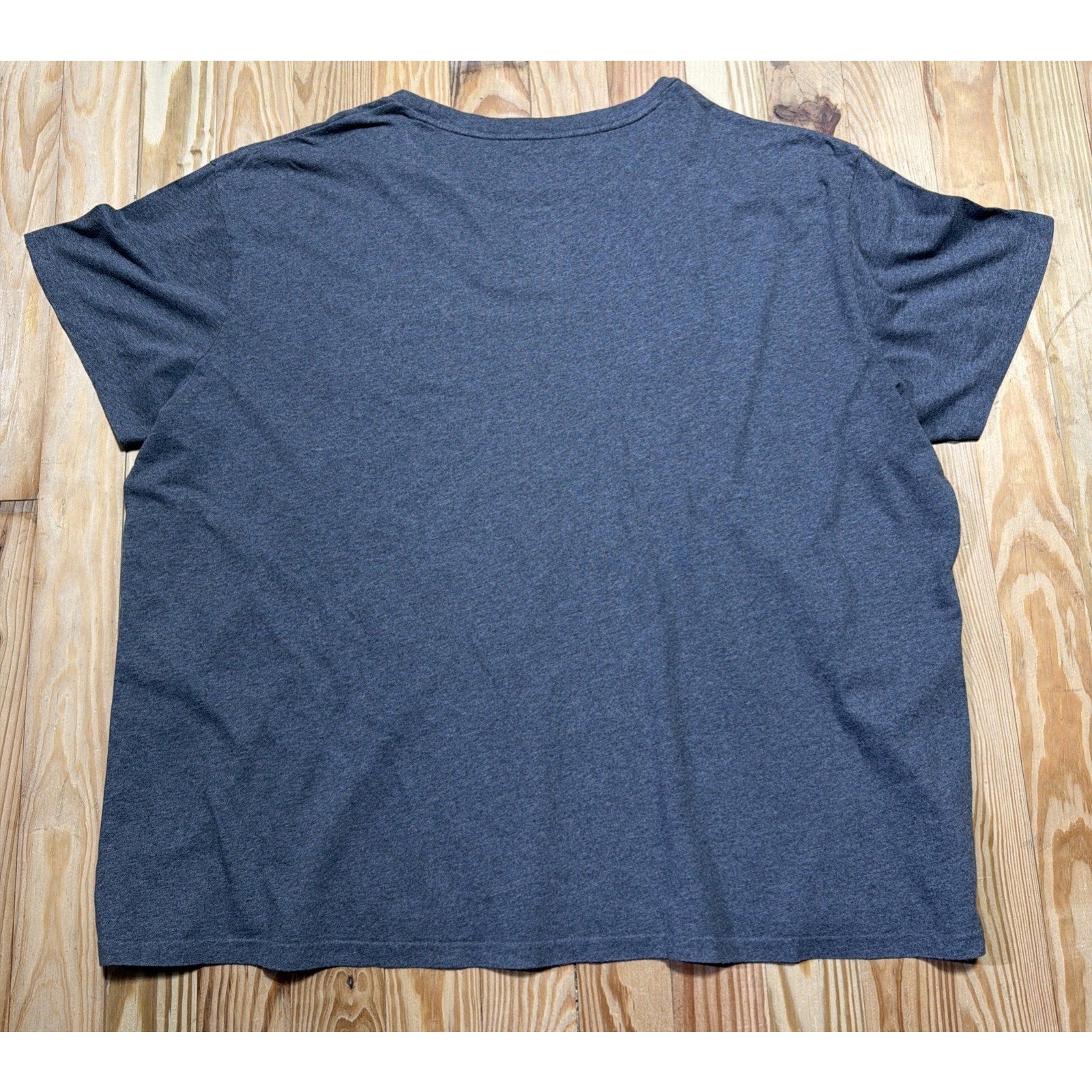 Polo Ralph Lauren Shirt Mens Big 3X Gray Crew Neck Short Sleeve Logo Tee Top