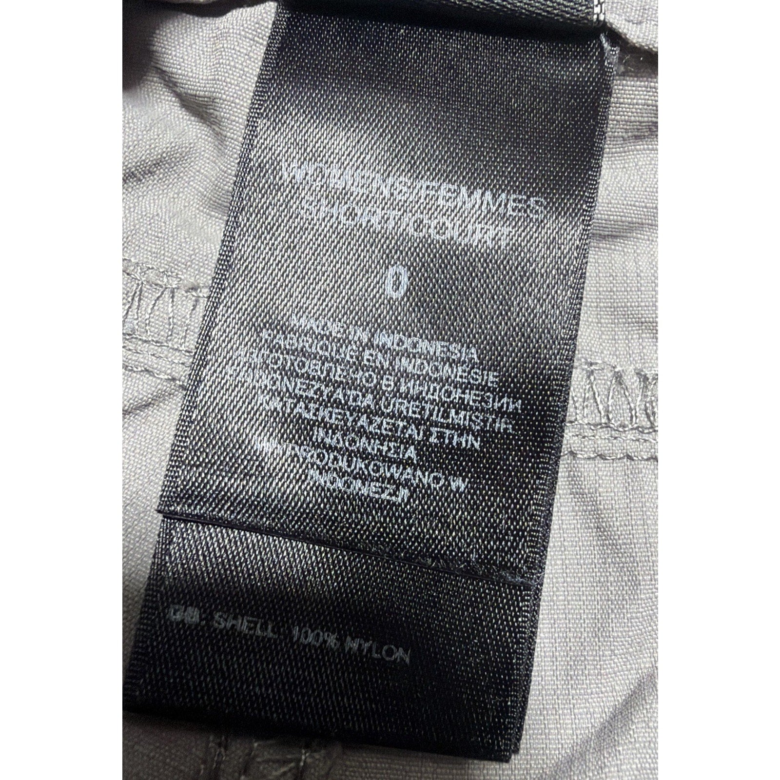 The North Face Pants Womens 28x30 Gray Nylon Roll Up Hiking Stow Pocket Ripstop
