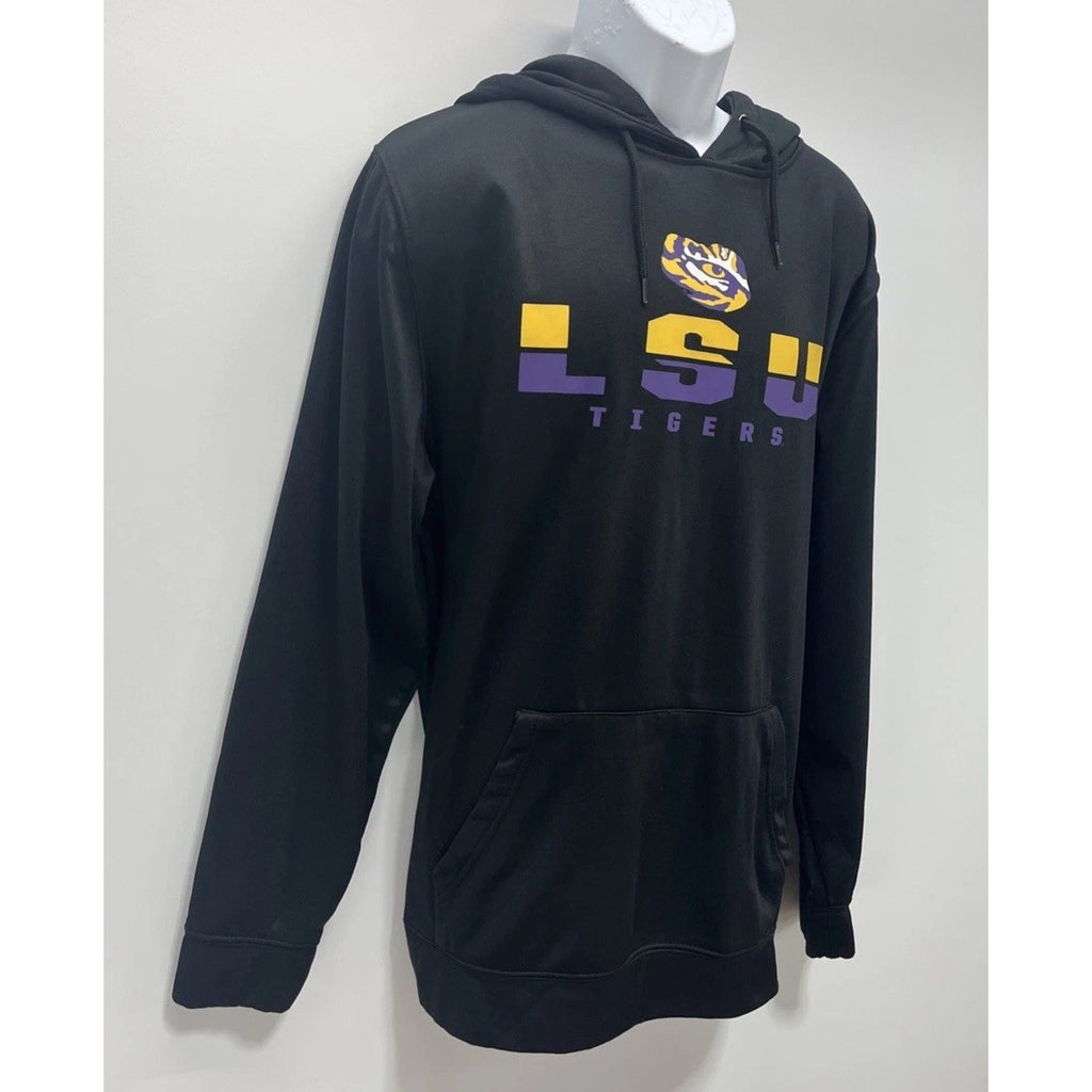 LSU Tigers Colosseum Eye Of The Tiger Logo Pullover Black XXL Excellent