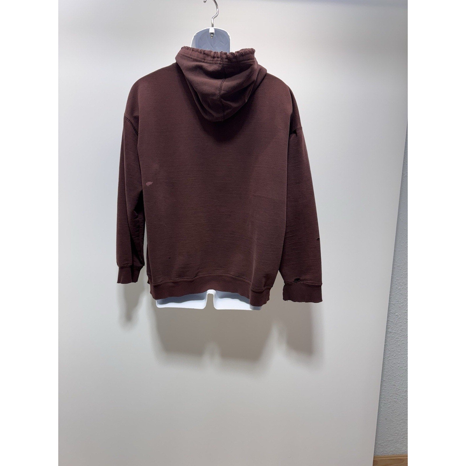 Jimi Hendrix 2006 Destroyed Brown Hoodie Sweatshirt Men’s Size Large