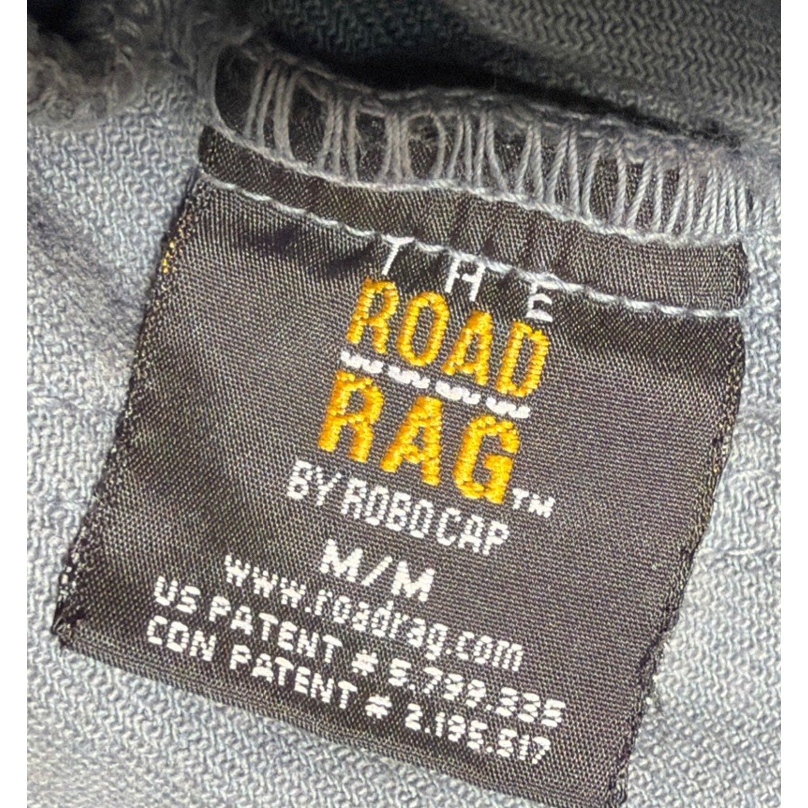 Robo Cap Denim Biker Hat Cap Size M The Road Rag Vintage Unisex With HD Patch