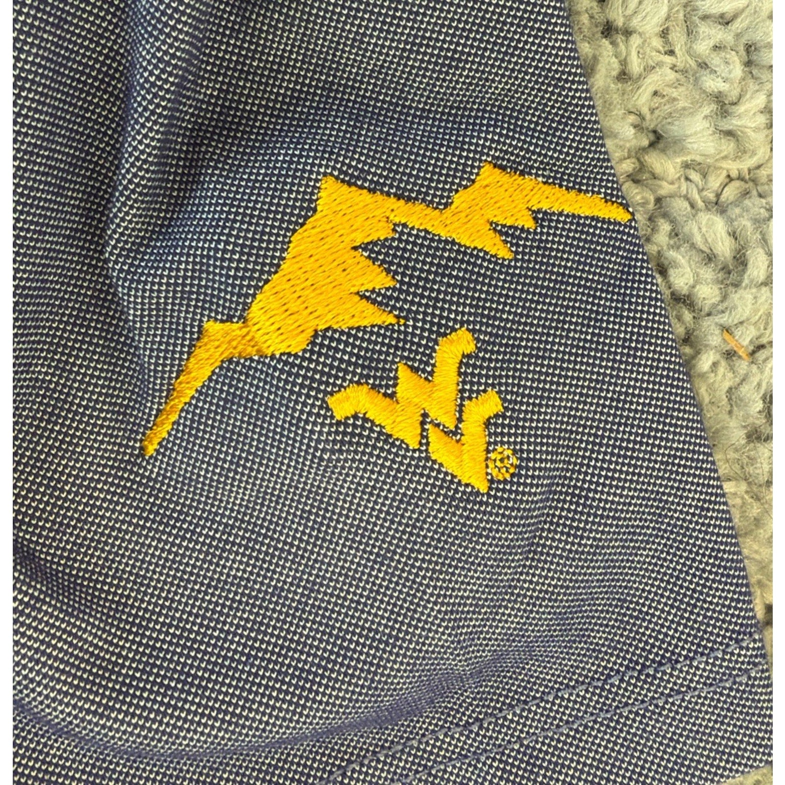 West Virginia Mount Polo Shirt Womens M NCAA Golf Peter Millar Performance New