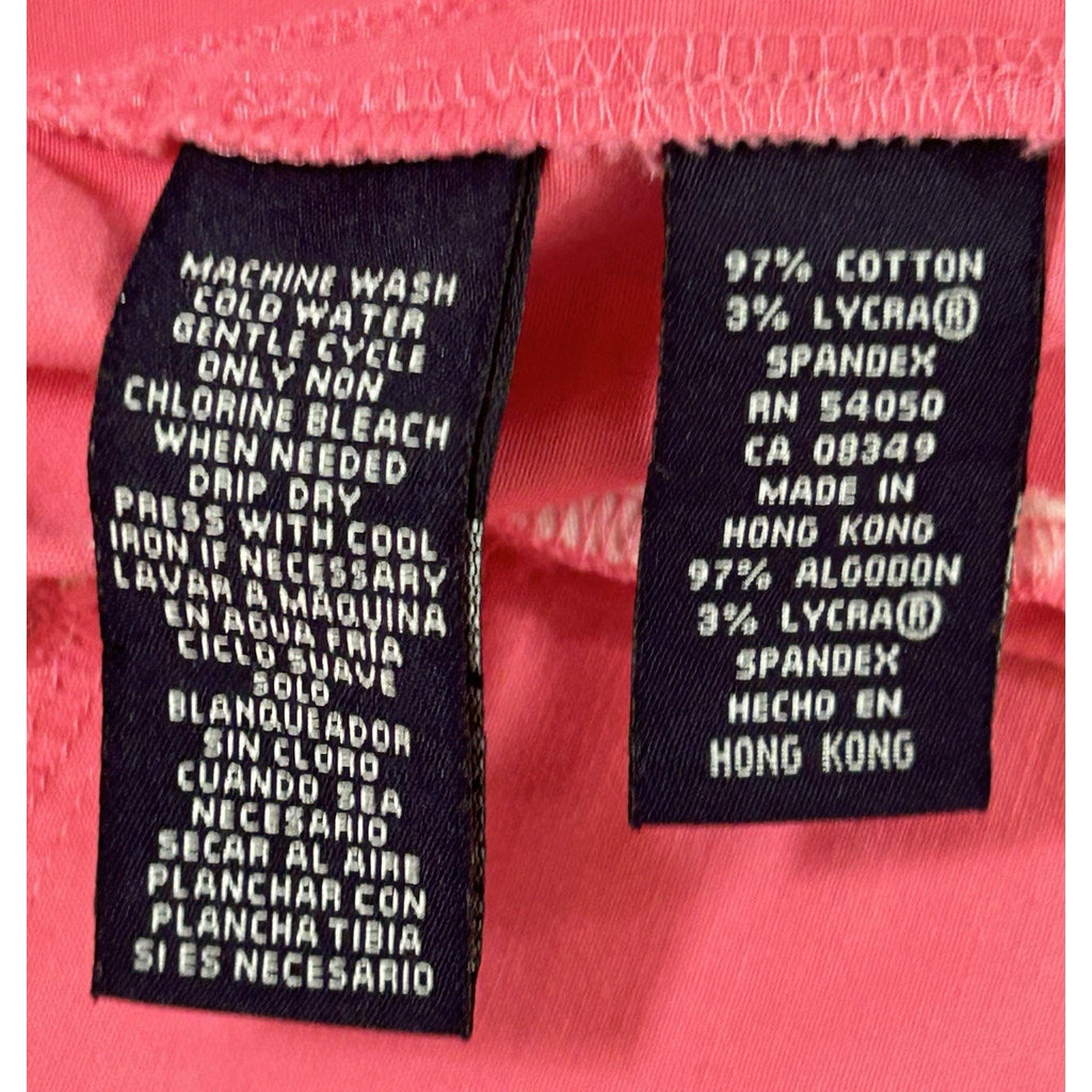 BARBIE STYLE! Jones New York SIGNATURE PINK denim jacket waist coat women Sz.M.