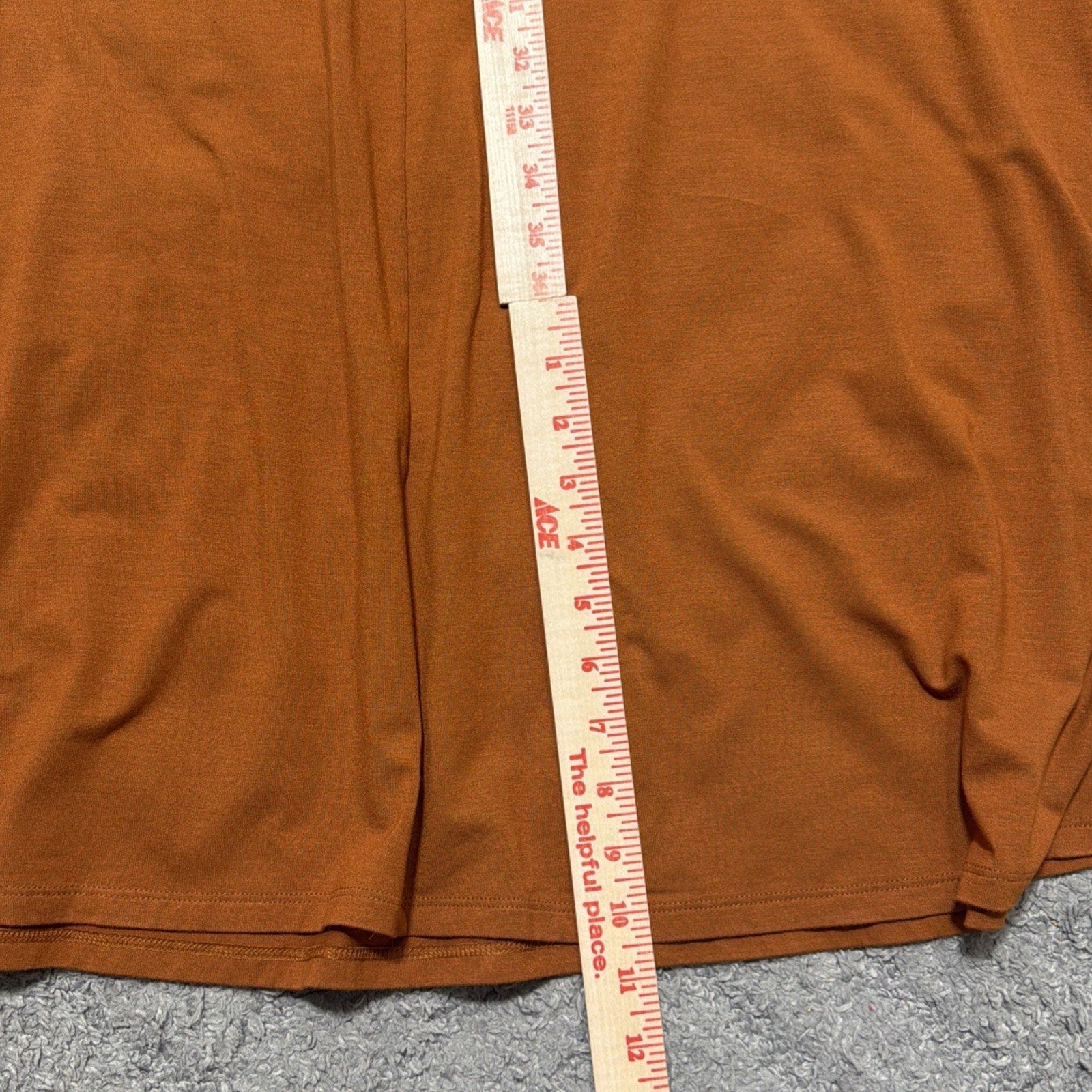Old Navy Womens Slub Knit Halter Midi Shift Dress Wild Papaya Size Medium NWT