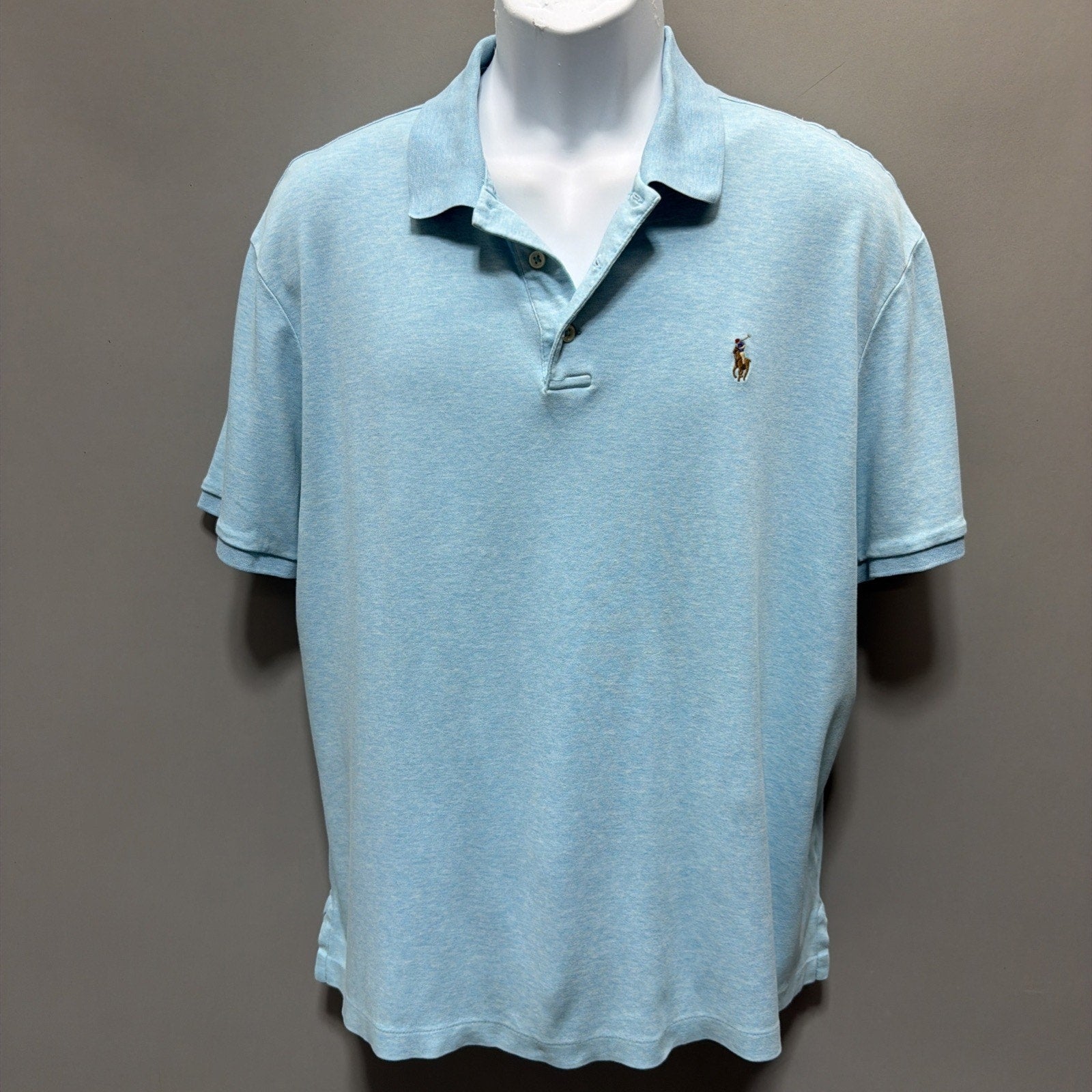 Polo Ralph Lauren Men's Classic Fit Soft Cotton Polo Short, L Preppy Casual