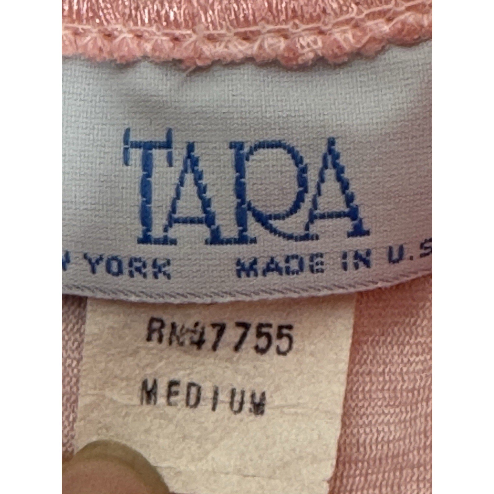 Vintage Tara House Coat Robe Gown Kaftan Pink Lace USA Size Women’s Medium