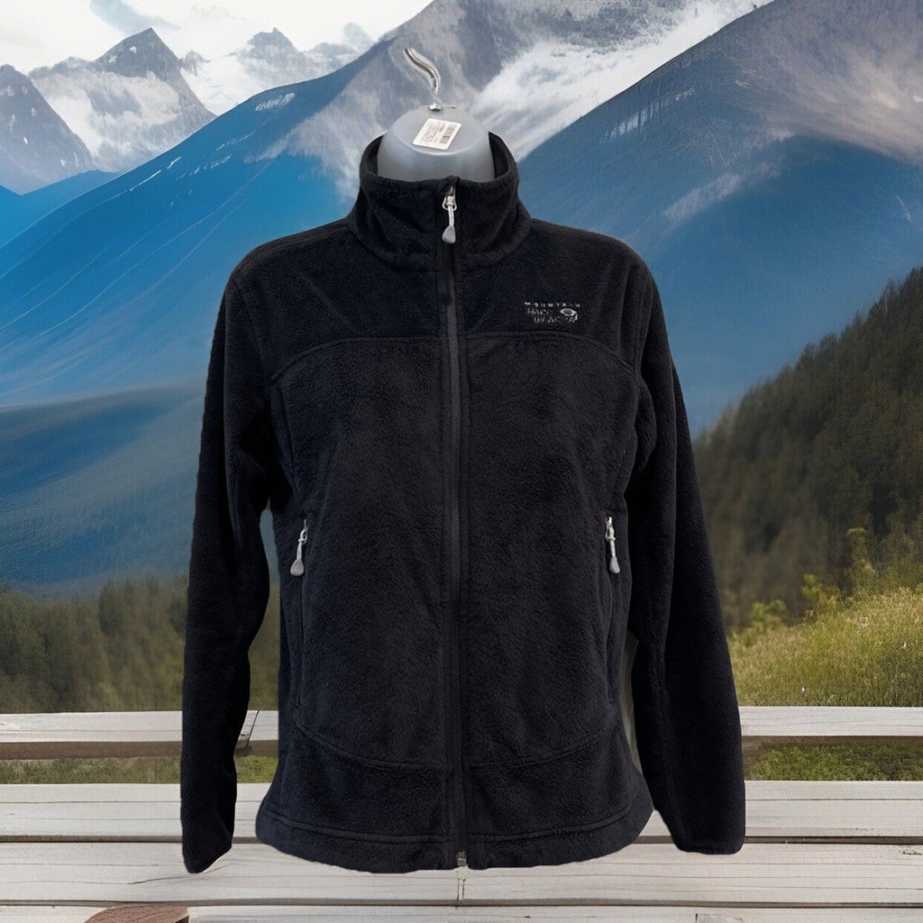 Mountain Hardwear Women's Black Full Zip Fleece Jacket Sz S