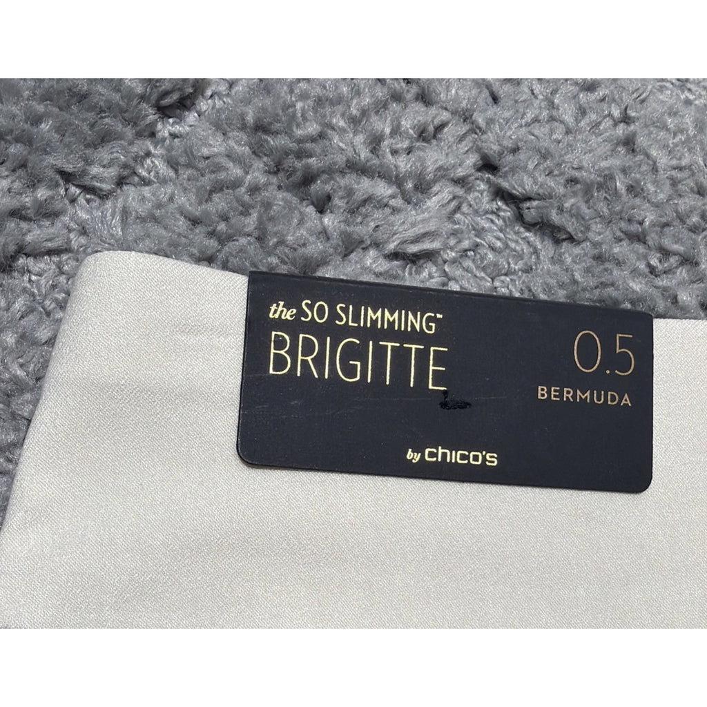 New Chico's So Slimming Pull On Brigette Bermuda Shorts Size 0.5