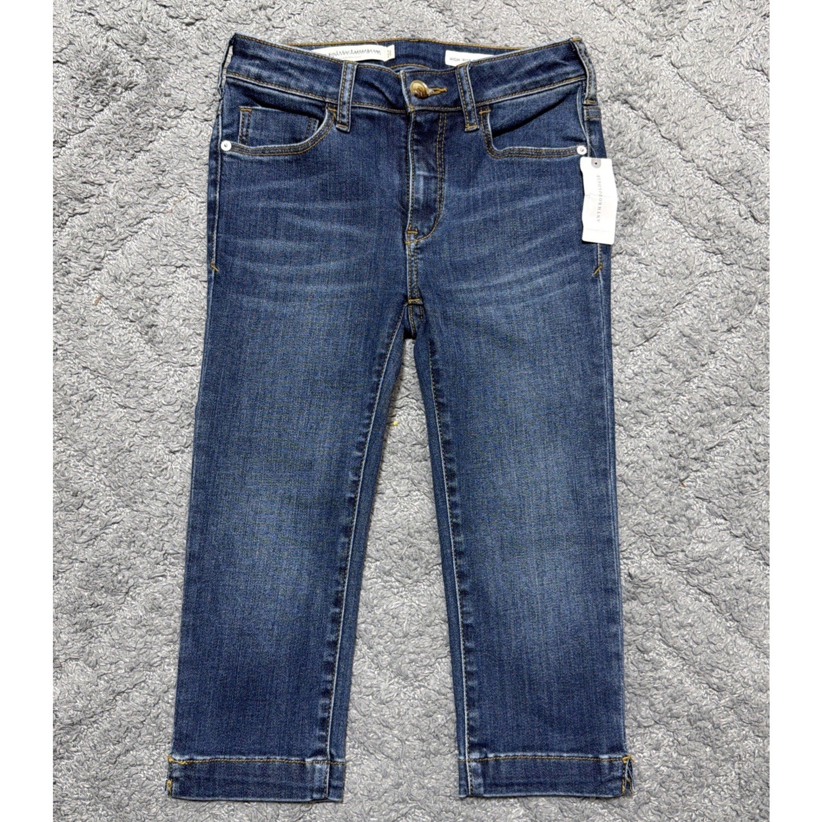 Anthropologie Pilcro and the Letterpress High Rise Denim Legging Size 25 NWT
