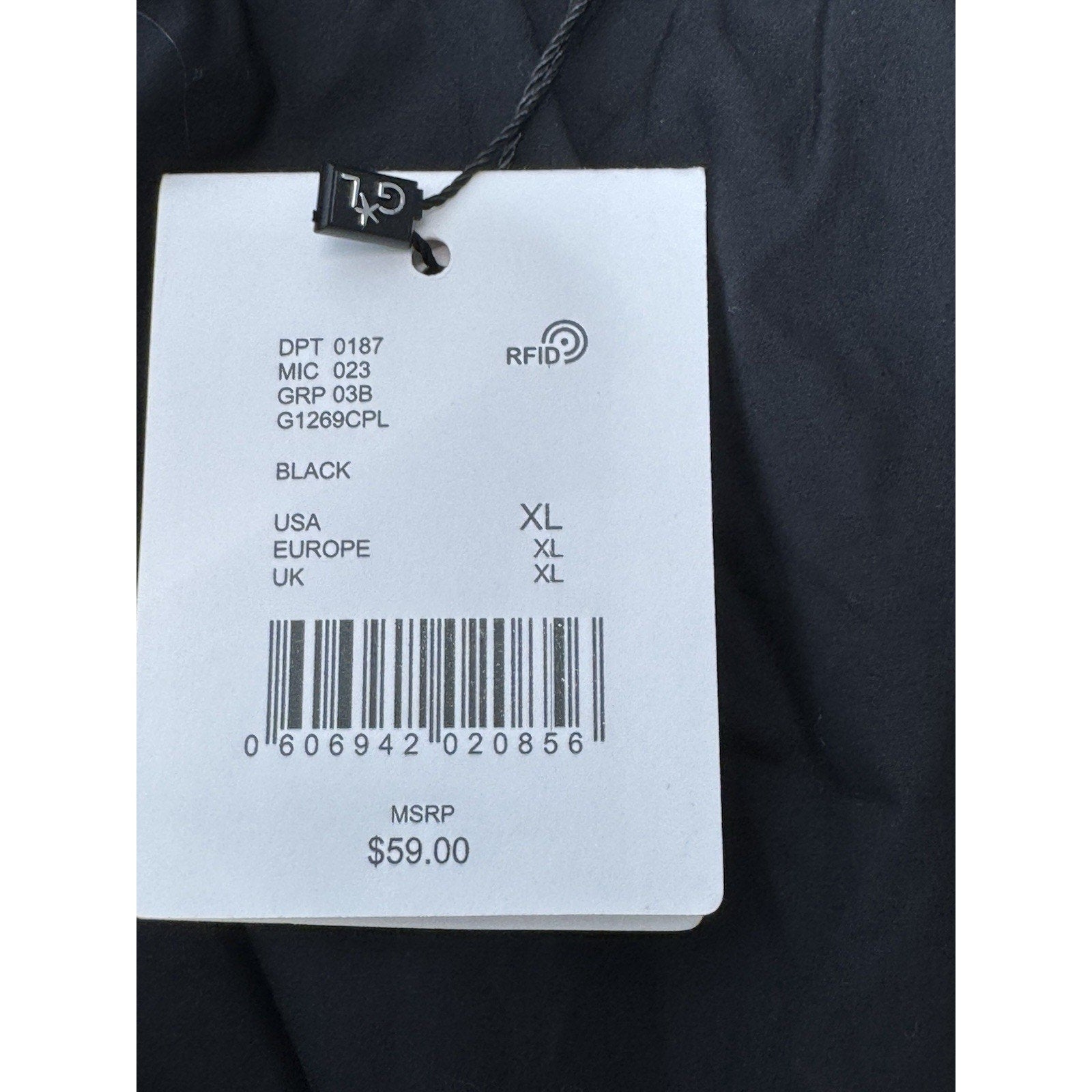 Gibson Latimer Sleeveless Black Cotton Top Tank Cotton Women’s Size X-Large New
