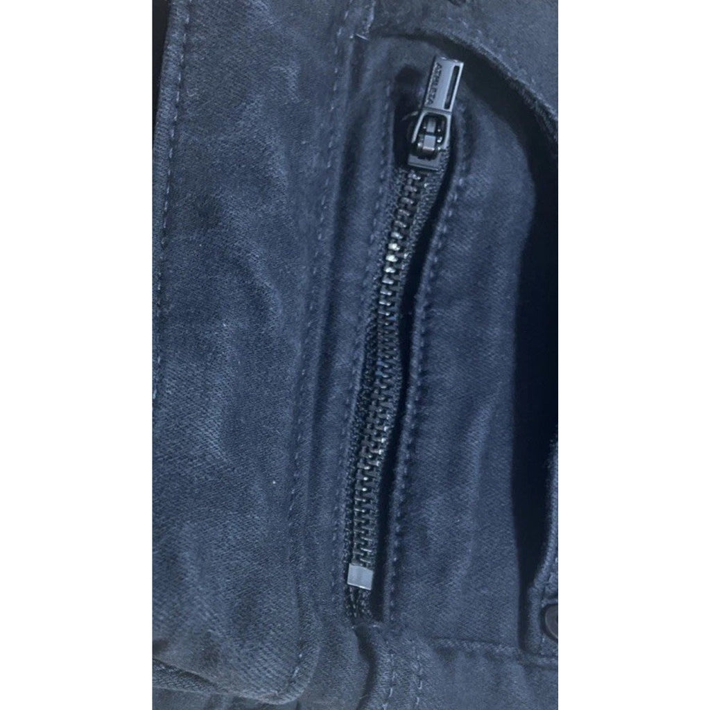 Athleta Jeans Womens 12 Tall Black Skinny Stretch Denim Zip Pocket