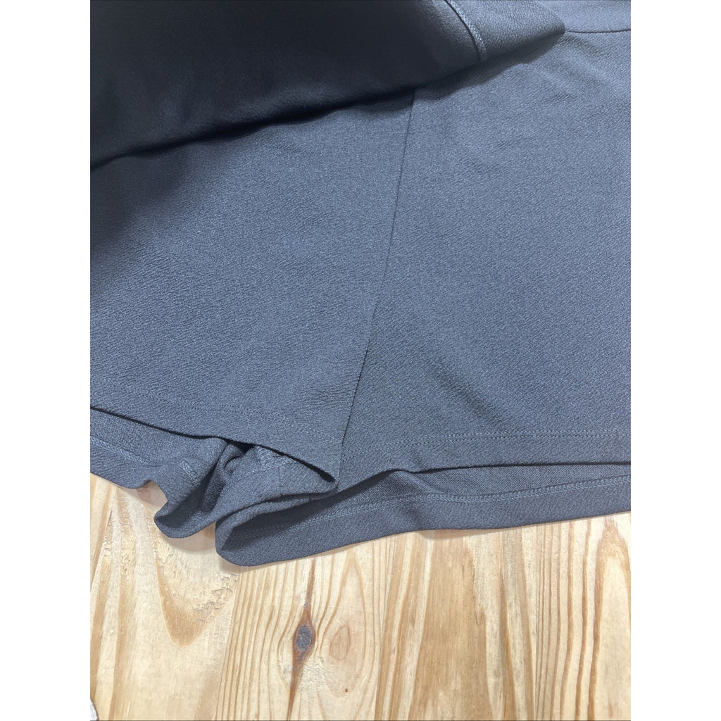 $60 Bar III Women's Black Trendy Faux-Wrap Skort Plus Size 1X