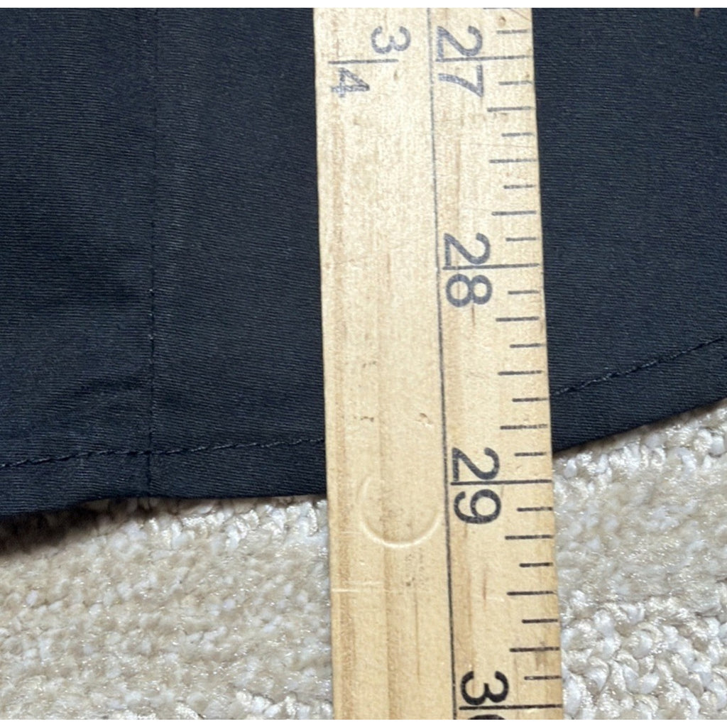 Hot Touch Womens Short Sleeve Button Up Shirt Size XXL Black Soft NWT