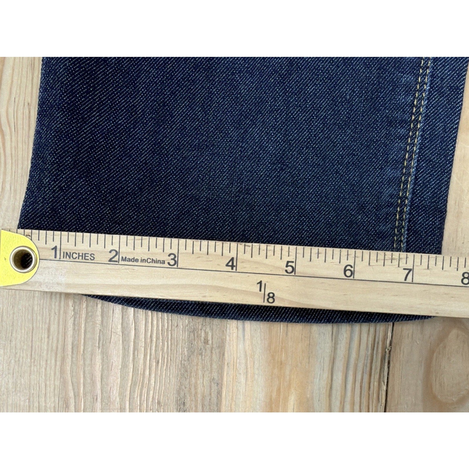 Chadwicks Slim & Straight Fit Dark Blue Jeans Womens 10 Petite