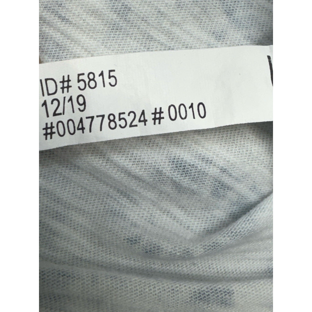 Express Shirt Adult Mens Large White Blue Flowers Casual NYC Casual Shirt EUC