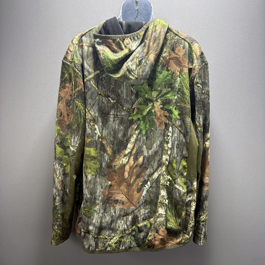 Mens Mossy Oak Obsession 1/4 Zip Hoodie Hunting Fishing Camping Size XL NWOT