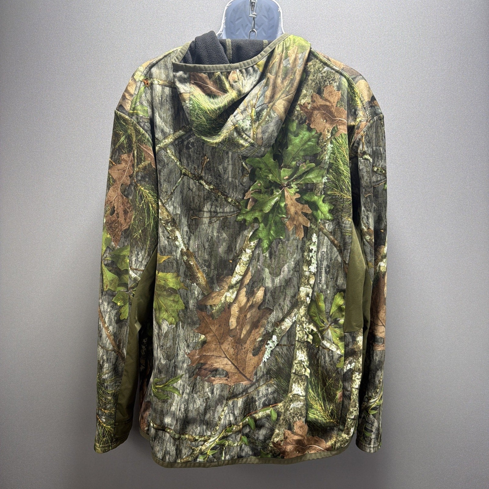 Mens Mossy Oak Obsession 1/4 Zip Hoodie Hunting Fishing Camping Size XL NWOT