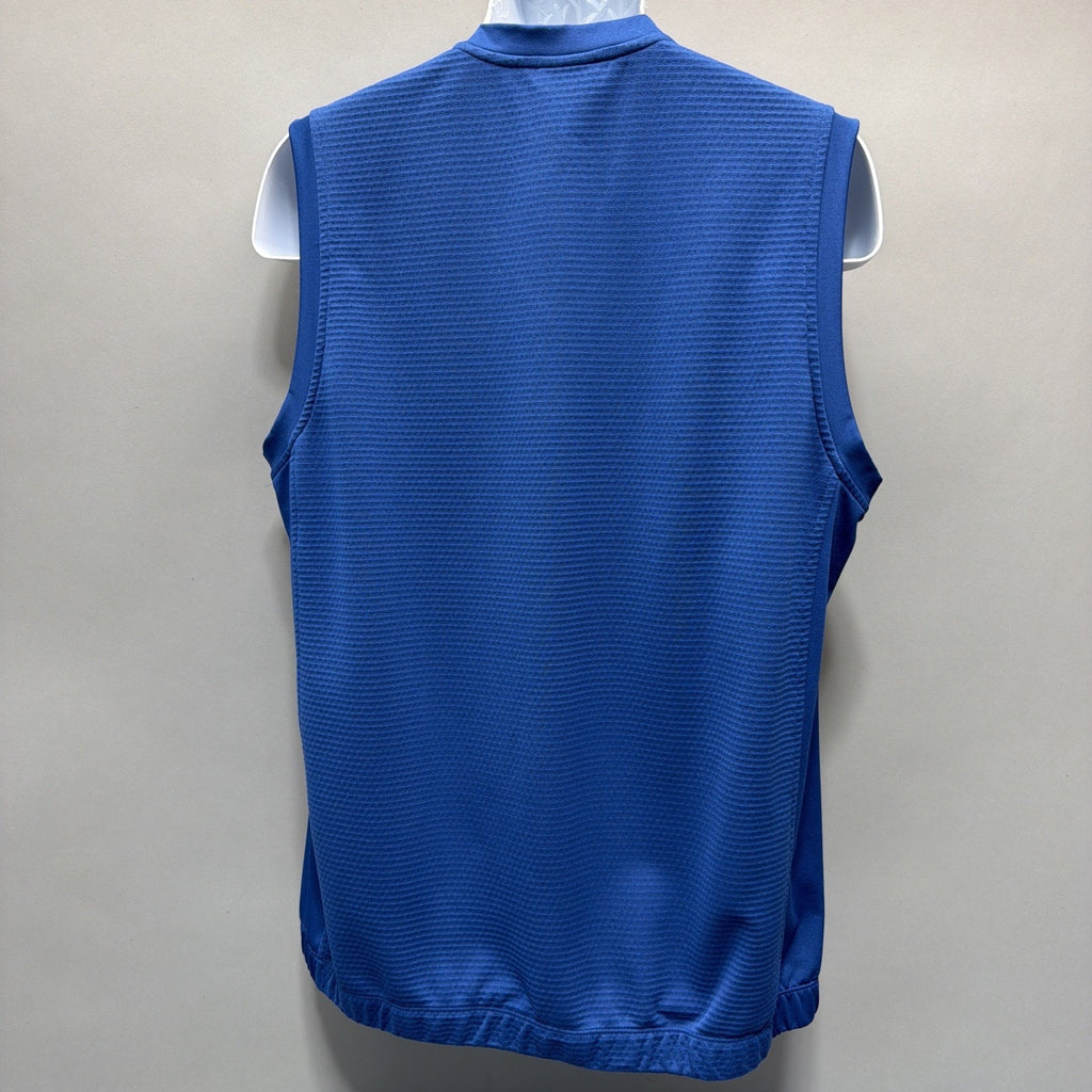 Nike Golf Vest Mens Size Large Sleeveless Black V-Neck Pull Over Therma-Fit