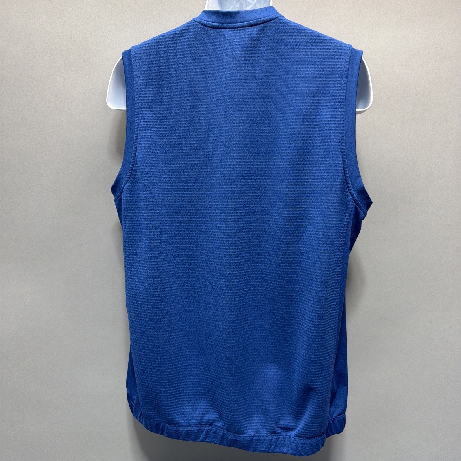 Nike Golf Vest Mens Size Large Sleeveless Black V-Neck Pull Over Therma-Fit