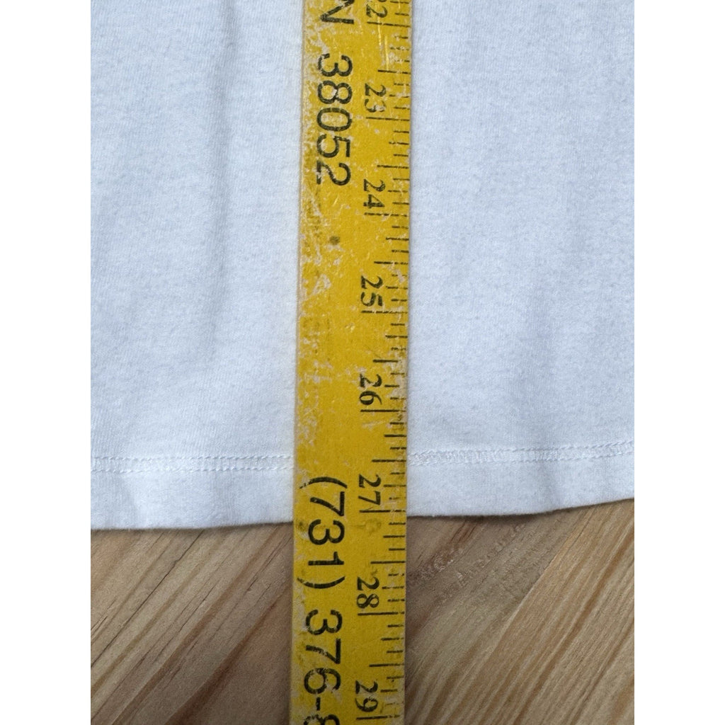 NOBO Scoop Neck Semi Fitted Short Sleeve T Shirt White Juniors Size XL(15-17)