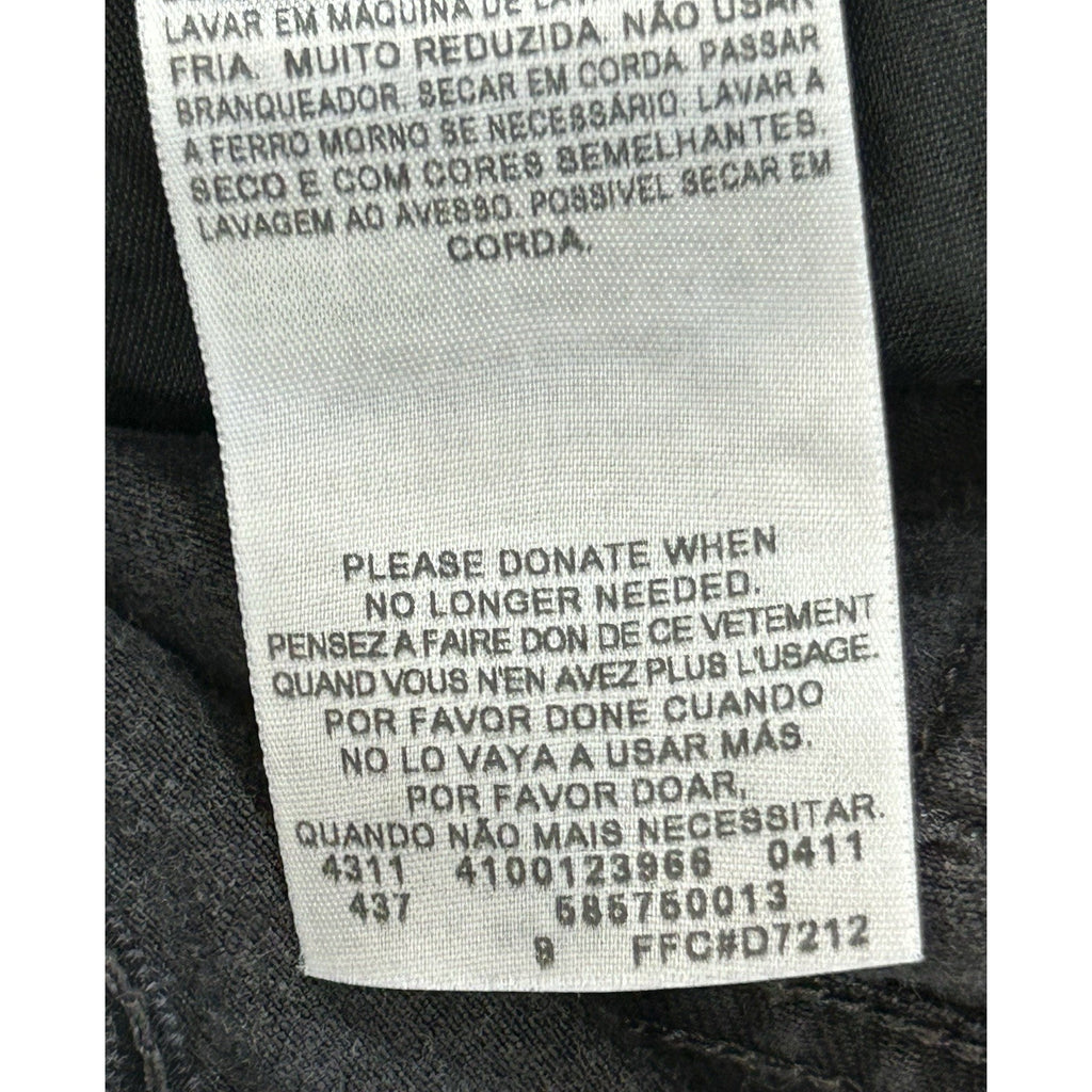 Levis Women's Jeans Size 2 Black Denim 2M Mid Rise Skinny - 1769 .