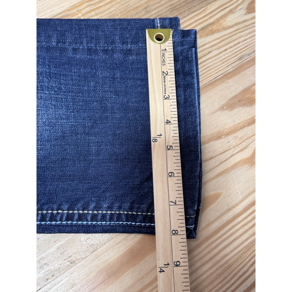 Maurices Dark Wash Distressed Capri Cropped Low Rise Jeans Women’s 9/10 NWT