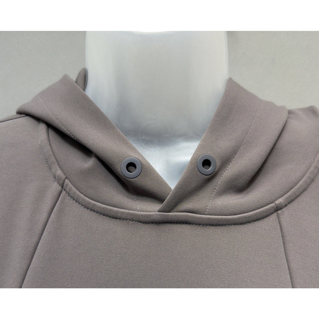 Athleta Relaxed Fit Mission Hoodie Sweatshirt Pullover Small Shale Brown