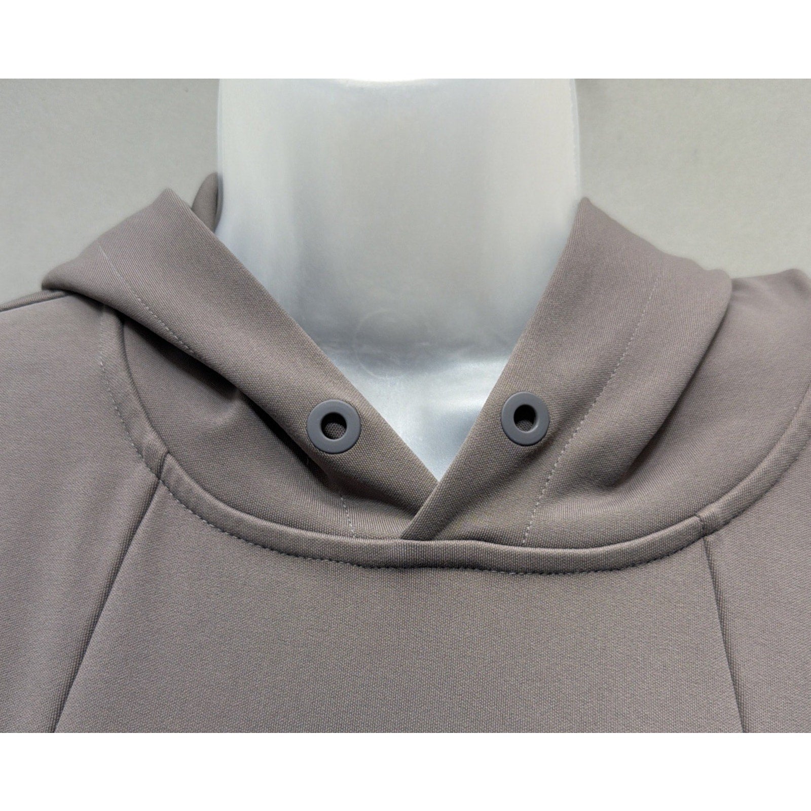 Athleta Relaxed Fit Mission Hoodie Sweatshirt Pullover Small Shale Brown