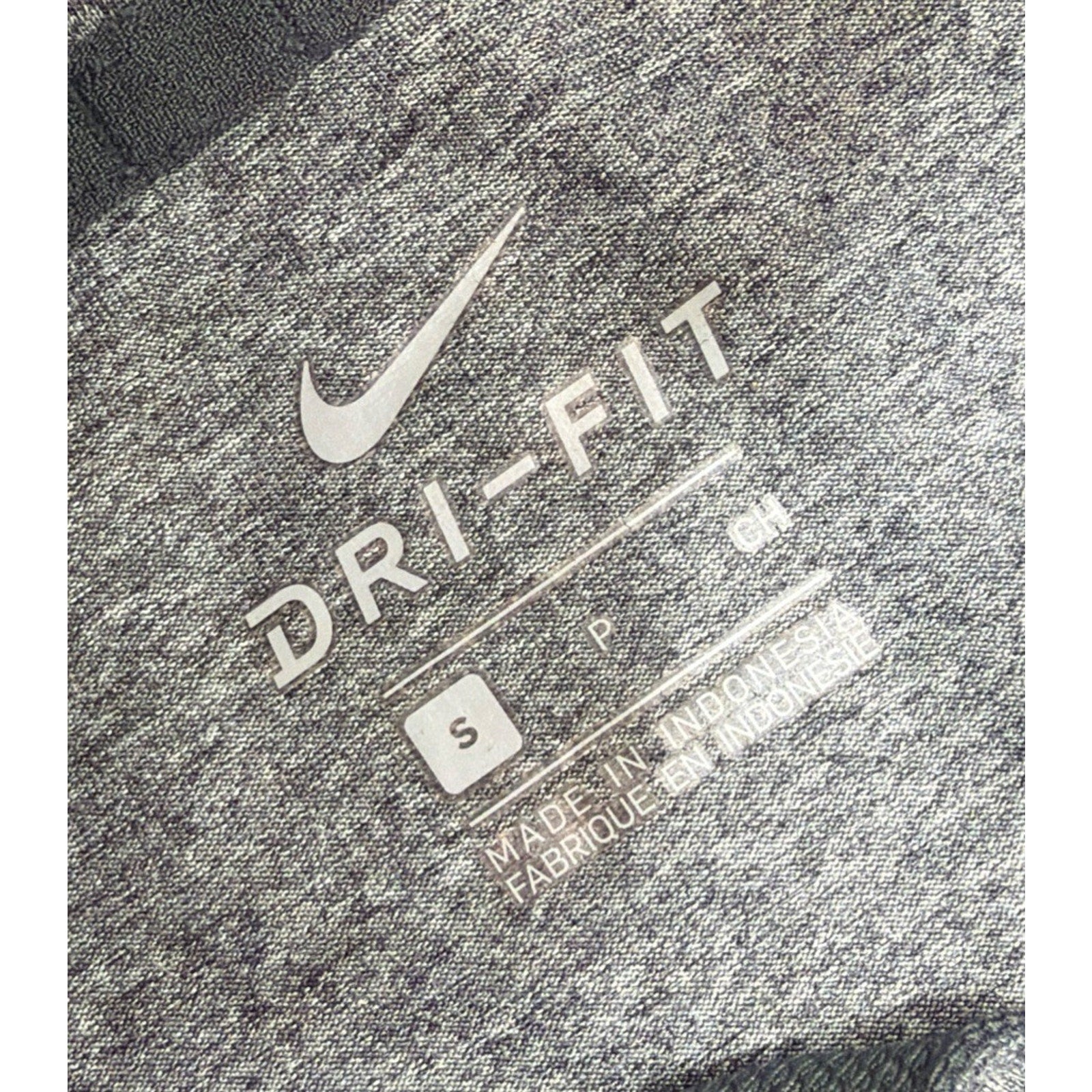 Nike Dri-Fit Victory Color Block Polo Golf Shirt Gray White Men's Small