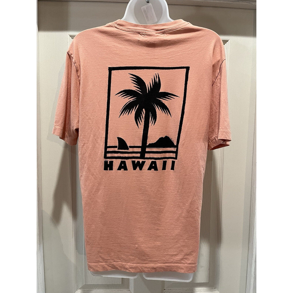 L.O.G.G. Label of Graded Goods H&M Women's S Coral Waikiki Beach Hawaii T-Shirt