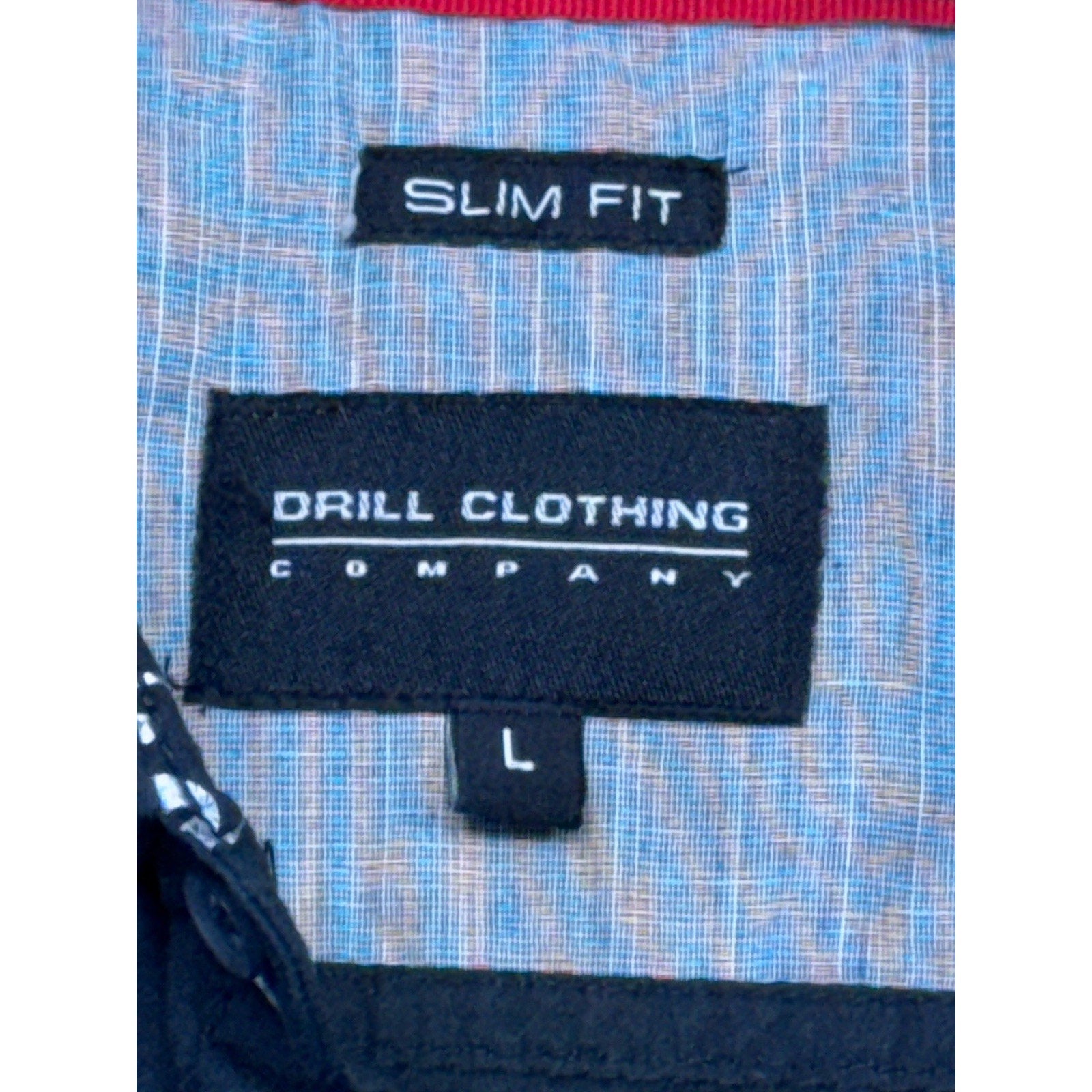 Drill Clothing Company Button Up Ying Yang Shirt Men’s Size Large Black