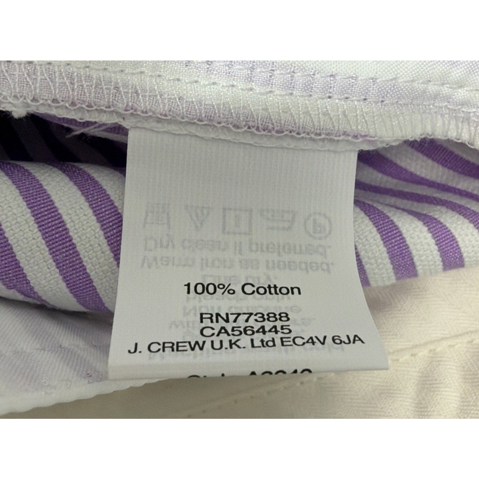 J. Crew Striped Cotton Shorts Women's Summer, Beachy, Pool, Lake Size 4 New