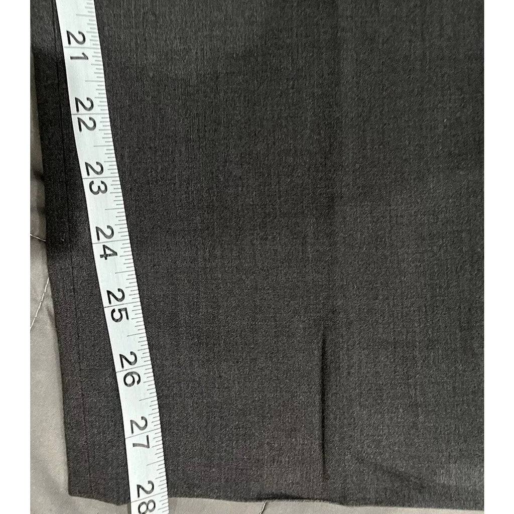 Sharagano EUC Women’s Grey Dress Pants Size 8 32x28.5” Flat Front