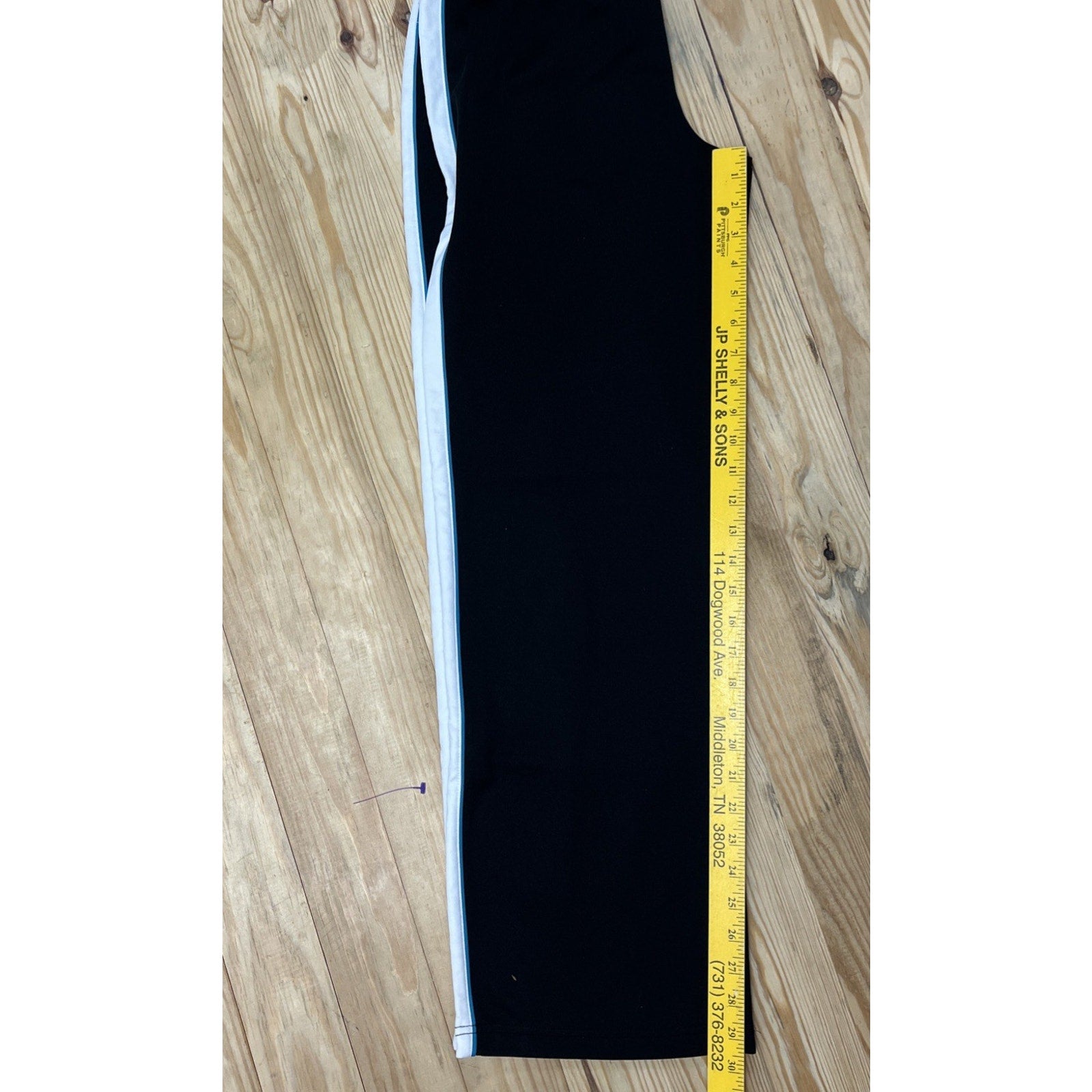 Relativity Black Striped Track Pants Size Small