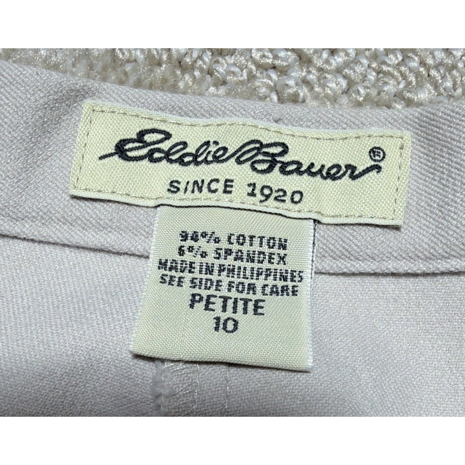 Eddie Bauer Womens Casual Taupe Jacket And Pants 2 Piece Outfits Set Size M Pet