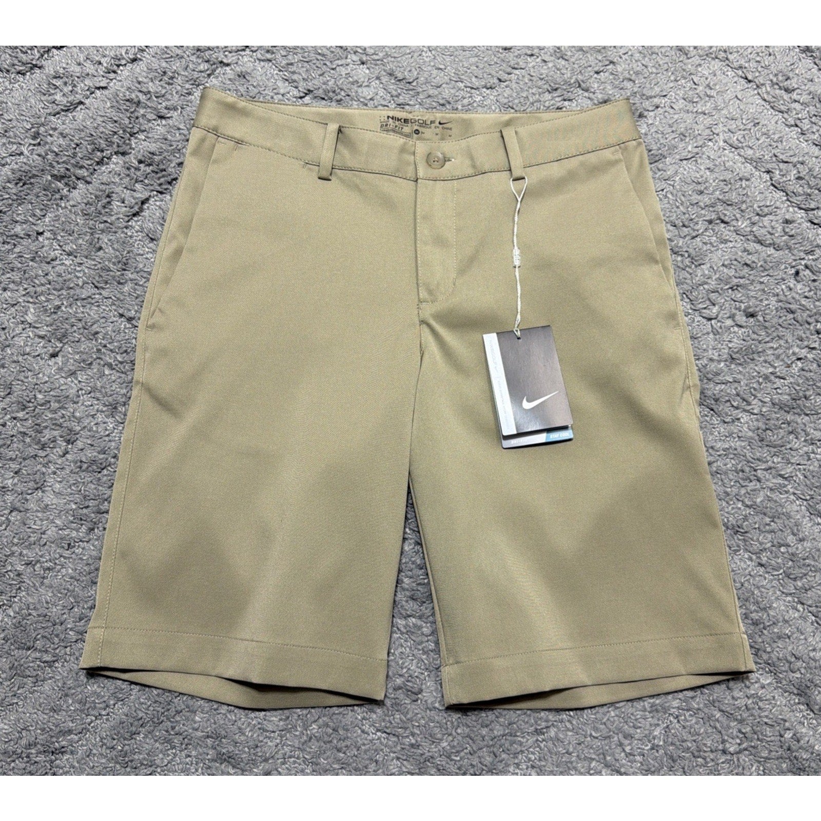NWT Nike Golf Standard Fit Quick Dry Shorts Pockets Boys Youth size M
