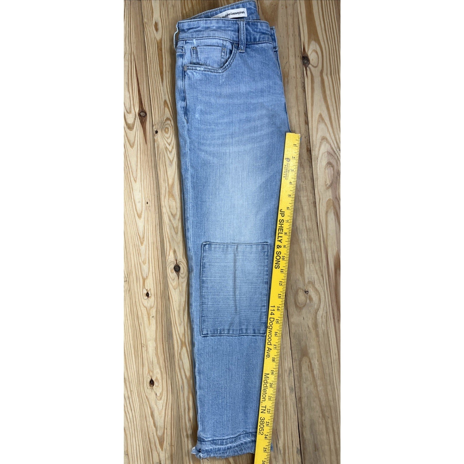 Pilcro and the Letterpress Anthropologie Womens Jeans Hyphen Patchwork Size 25