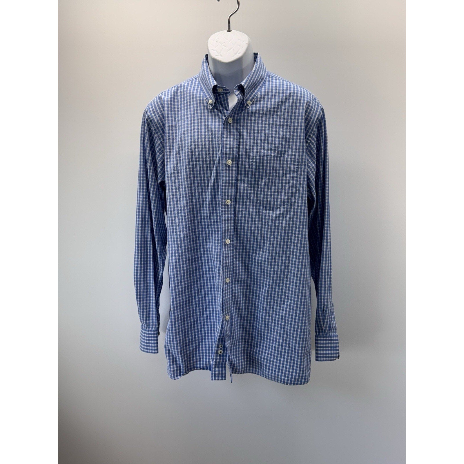Classic GAP Shirt Men’s Adult Large Blue White Button Up 90’s Button Down