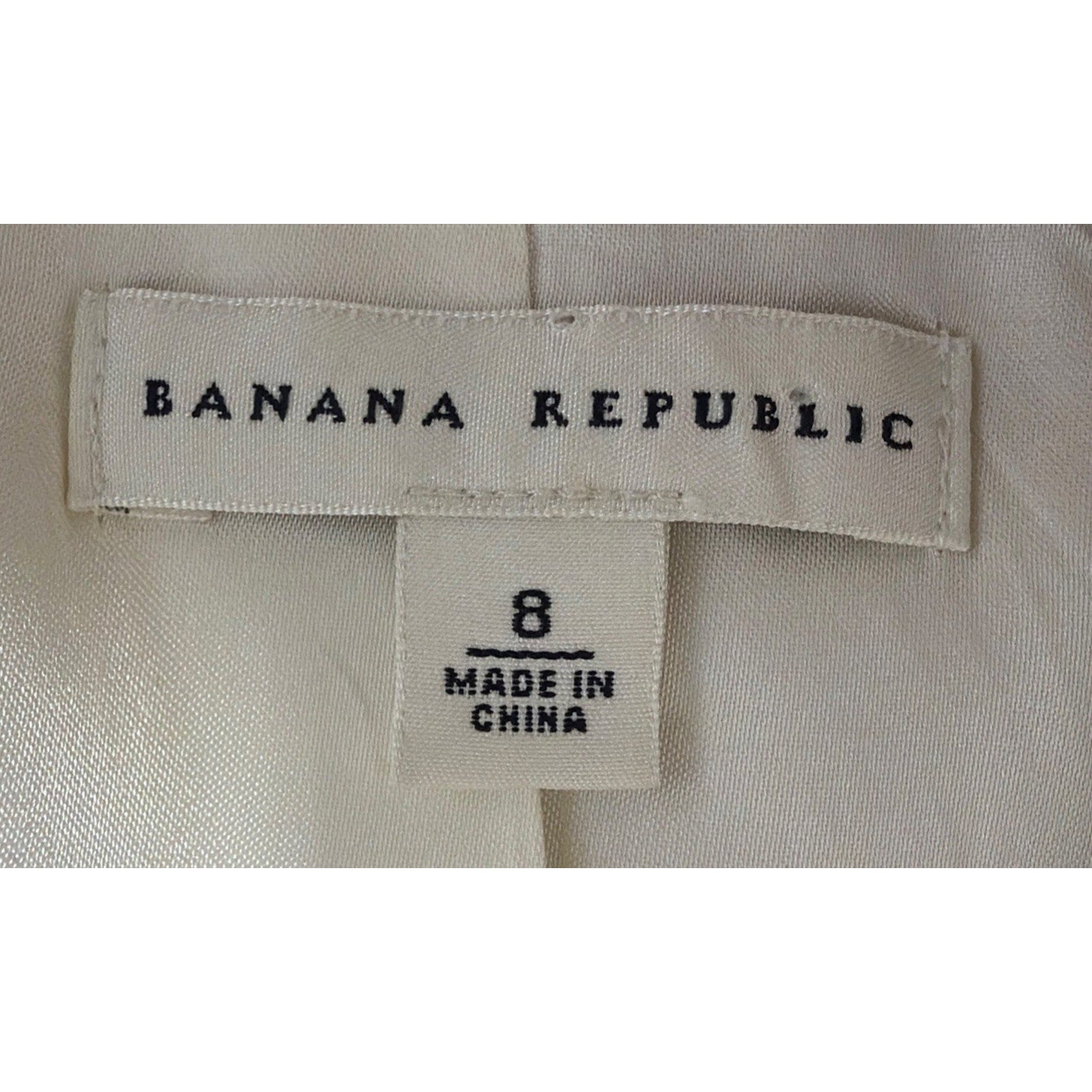 Banana Republic Blazer Jacket Womens 8 Beige Gold Metallic Floral Wool Blend