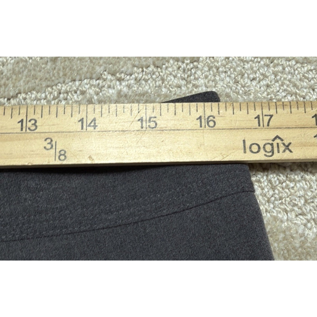 Josephine Chaus Pants Women’s 10 Gray HR Straight Leg Flat Front Office Career