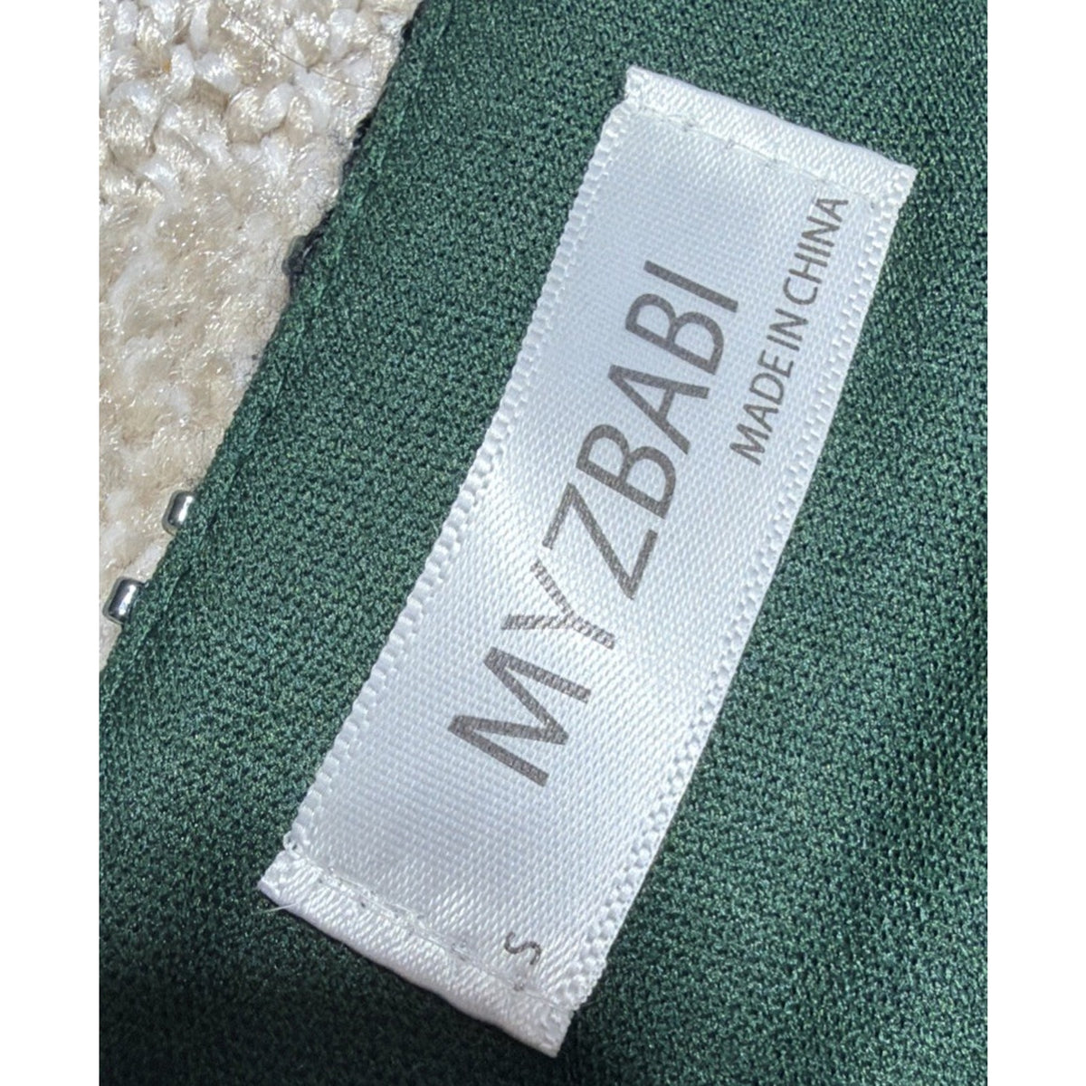 Myzbabe Women's 1920 Flapper Dress Sequins Fringed Sleeveless Gatsby Green Sz S