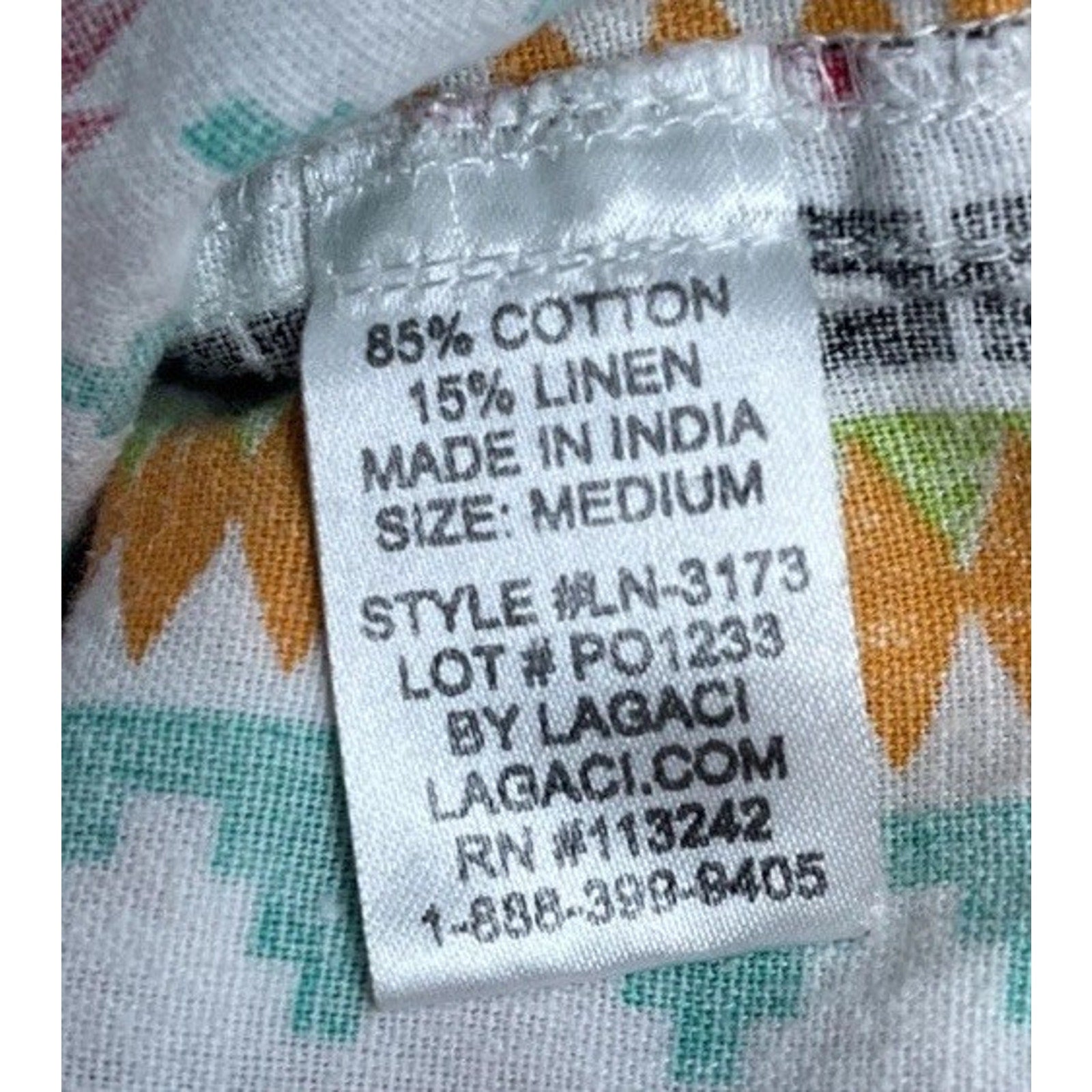 Lagaci Womens Linen Blend Shorts Size M Beach Shorts