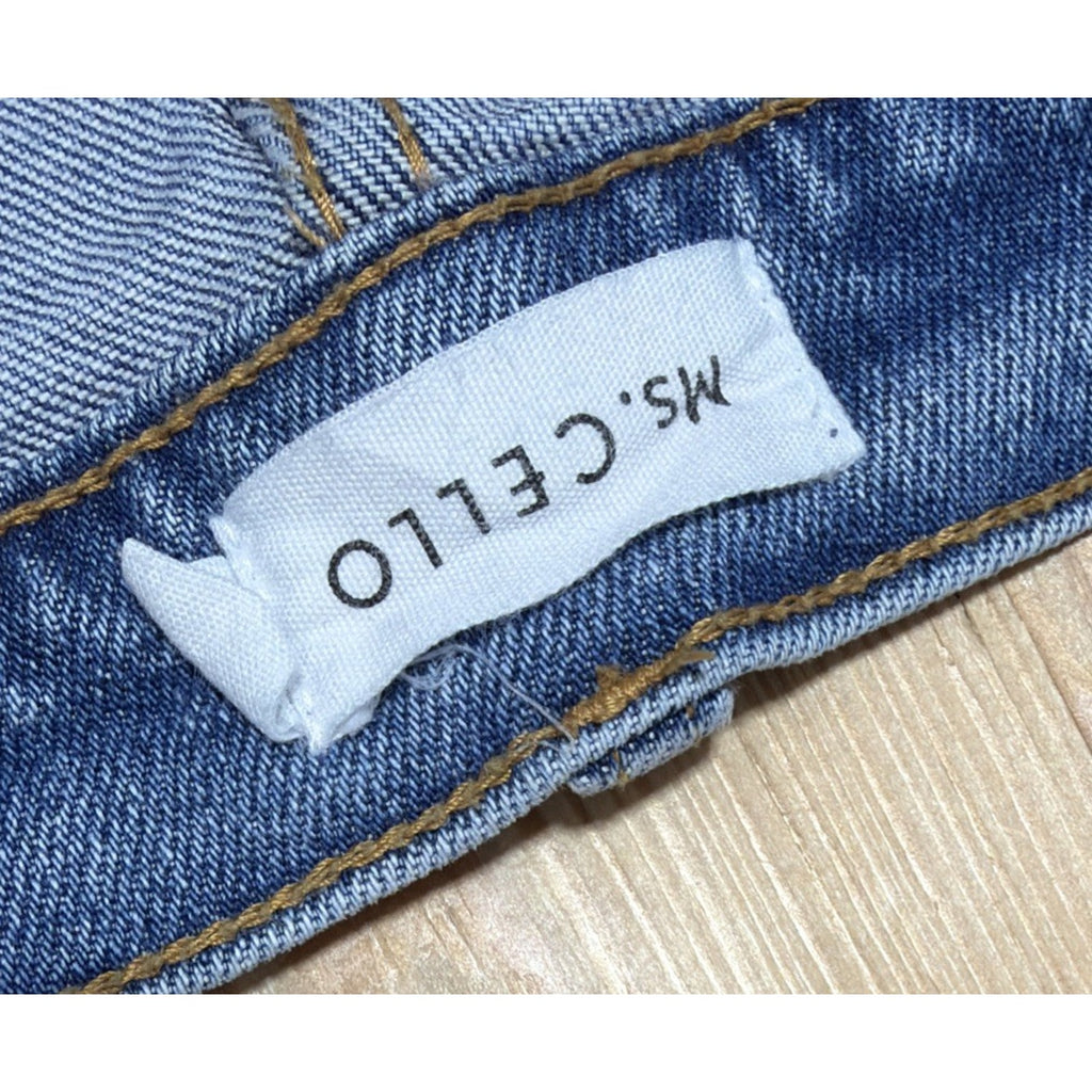 Ms. Cello High Rise Mom Jeans Med Wash 5 Pocket Size 1X 34x29